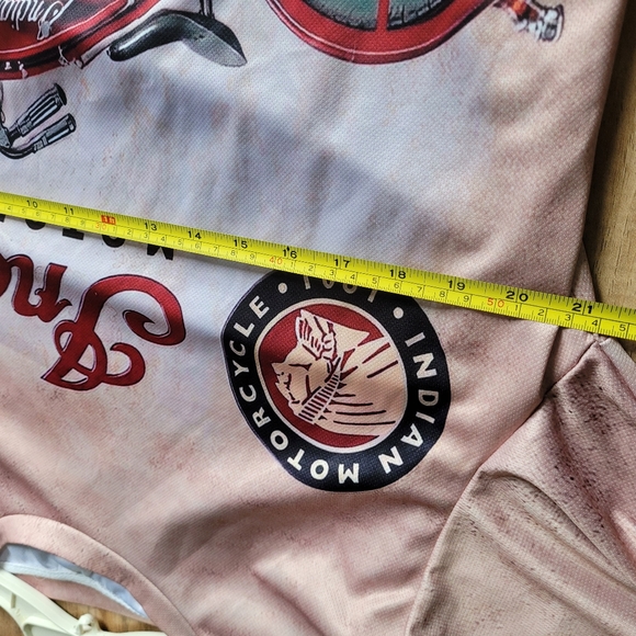 Indian Motorcycle Print T Shirt Mens Size M - Picture 6 of 7